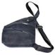 Мужская сумка-слинг через плечо микс канваса и кожи TARWA RKK-6402-3md Синий