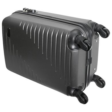 Пластикова валіза для ручної поклажі Las Vegas 18&#8243; Vip Collection темно-сіра LV.18.Grey