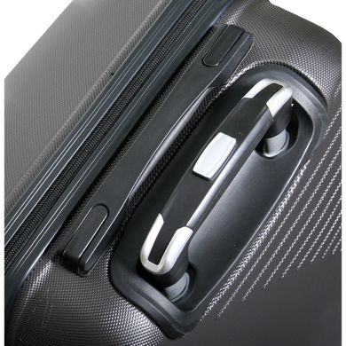 Пластикова валіза для ручної поклажі Las Vegas 18&#8243; Vip Collection темно-сіра LV.18.Grey