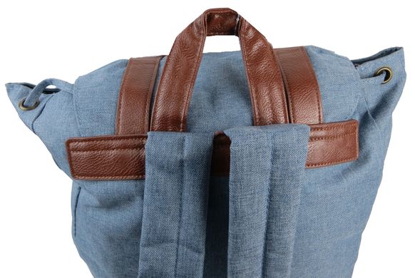 Ретро рюкзак городской 20L Retro-Ruscksack голубой