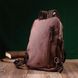 Невеликий рюкзак з поліестру з великою кількістю кишень Vintage 22150 Коричневий