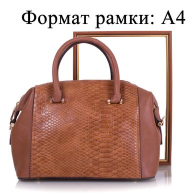 Жіноча сумка з якісного шкірозамінника AMELIE GALANTI (АМЕЛИ Галант) A981067-1-L-brown Помаранчевий