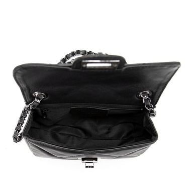 Женская маленькая стеганная сумочка Firenze Italy F-IT-057A Черный