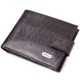 Невеликий чоловічий гаманець із натуральної фактурної шкіри CANPELLINI 21507 Коричневий фото