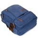 Рюкзак текстильний дорожній унісекс на два відділення Vintage 20613 Синій