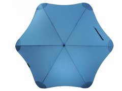 Противоштормовой зонт-трость женский механический с большим куполом BLUNT (БЛАНТ) Bl-xl-2-blue Голубой