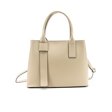 Женская классическая сумка в гладкой коже Firenze Italy F-IT-5544B Бежевый