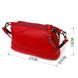 Яркая сумка на три отделения из натуральной кожи 22102 Vintage Красная