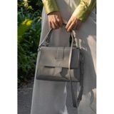 Женская кожаная сумка Ester серая Blanknote TW-Ester-grey фото