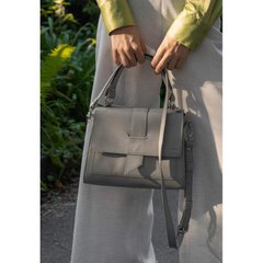 Женская кожаная сумка Ester серая Blanknote TW-Ester-grey