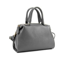Кожаная сумка средних размеров Firenze Italy F-IT-8710G Серый