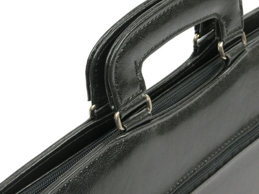 Жіночий портфель з еко шкіри Jurom Польща 0-35-111 чорний