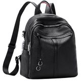 Шкіряний жіночий рюкзак Olivia Leather F-FL-NWBP27-1138A Чорний фото
