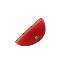 Жіночий шкіряний холдер для навушників Червоний Blanknote BN-HN-1-red