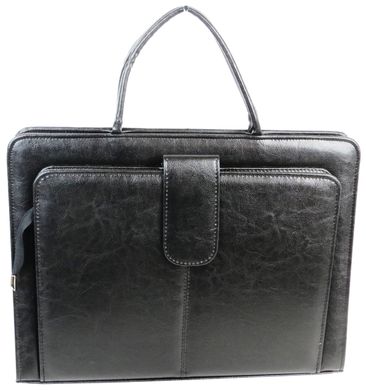 Жіночий портфель, жіноча ділова сумка із еко шкіри JPB чорна