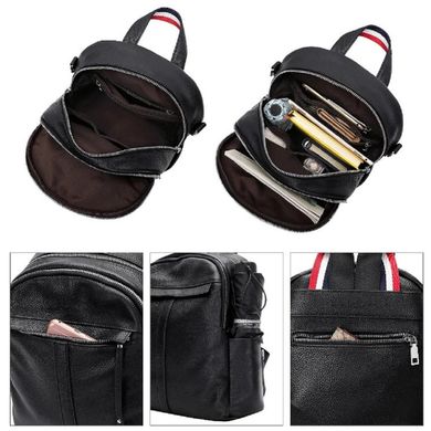Женский кожаный рюкзак Olivia Leather F-FL-NWBP27-1138A Черный