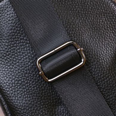 Стильна шкіряна чоловіча сумка через плече Vintage 20672 Чорний