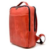 Жіночий шкіряний рюкзак міський RR-7280-3md TARWA Red - червоний фото