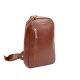 Мужская кожаная сумка Chest bag светло-коричневая Blanknote TW-Chest-bag-kon-ksr фото