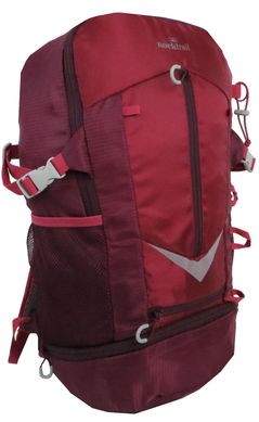 Легкий походный рюкзак с дождевиком 30L Rocktrail IAN389063 бордовый
