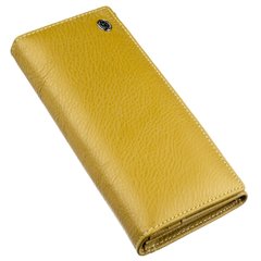Класичний гаманець для жінок на магніті ST Leather 18871 Гірчичний