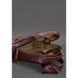 Натуральний шкіряний жіночий рюкзак на блискавці Cooper марсала флотар Blanknote BN-BAG-19-marsala