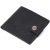 Матовое мужское винтажное портмоне Shvigel 16453 Черный фото