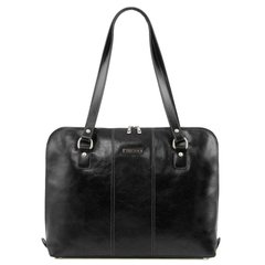 Сумка жіноча ділова RAVENNA TL141795 Tuscany Leather (Чорний)