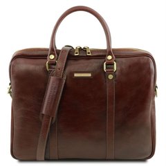 Кожаная сумка для ноутбука Tuscany Leather Prato TL141283 (Коричневый)