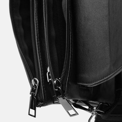 Мужская кожаная сумка Ricco Grande T1tr0020bl-black