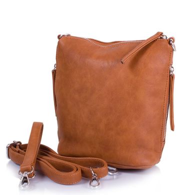 Жіноча сумка-планшет з якісного шкірозамінника AMELIE GALANTI (АМЕЛИ Галант) A610-brown Помаранчевий