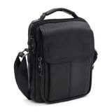 Мужская кожаная сумка Keizer K1337bl-black фото