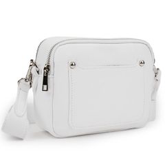 Небольшая женская кожаная сумочка Firenze Italy F-IT-9857W Белый