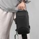 Мужская текстильная сумка-рюкзак Confident ATN01-T-X1661A Черный