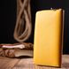 Вместительный женский кошелек из натуральной кожи KARYA 21150 Желтый