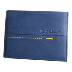 Чоловіче портмоне з натуральної шкіри 91rs Beverly Hills Vip Collection, синій 91.N.BH
