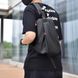Текстильная мужская сумка через плечо Confident ATN02-6013A Черный
