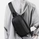 Стильна чоловіча текстильна сумка слінг Confident ATN02-186A Чорний