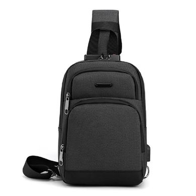 Удобная мужская сумка через плече Confident ATN01-T-X1353A Черный