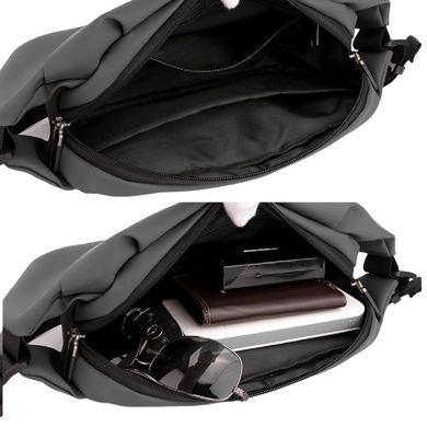 Классическая мужская поясная сумка Confident AT08-T-1100-20A Черный