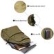 Рюкзак текстильный smart унисекс Vintage 20623 Оливковый
