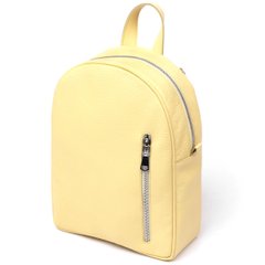 Літній жіночий рюкзак з натуральної шкіри Shvigel 16322 Жовтий