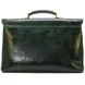 Діловий шкіряний чоловічий портфель у зеленій глянцевій шкірі TARWA GE-2068-4lx Зелений