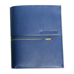 Чоловіче портмоне з натуральної шкіри 90 Beverly Hills Vip Collection, синій 90.N.BH