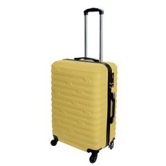 Пластиковый чемодан среднего размера Costa Brava 22" Vip Collection желтая Costa.22.Yellow