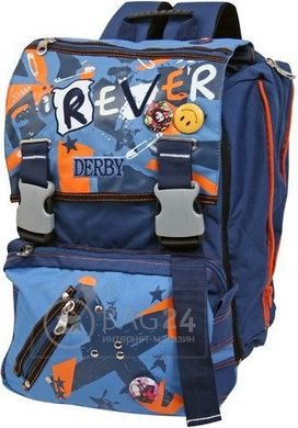 Школьный рюкзак с ортопедической спинкой Derby 0180239,02, Синий