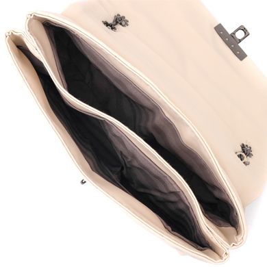 Красивая женская сумка из эко-кожи Vintage 18710 Бежевый