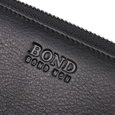 Стильний жіночий гаманець із натуральної гладкої шкіри BOND 22054 Чорний