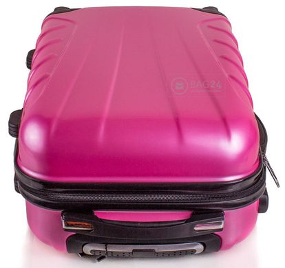 Сучасна валіза на колесах TIANDISHU TU2011-6M-rose, Рожевий