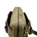 Мужская сумка микс канвас+натуральная кожа RH-8839-4lx TARWA Khaki - хаки